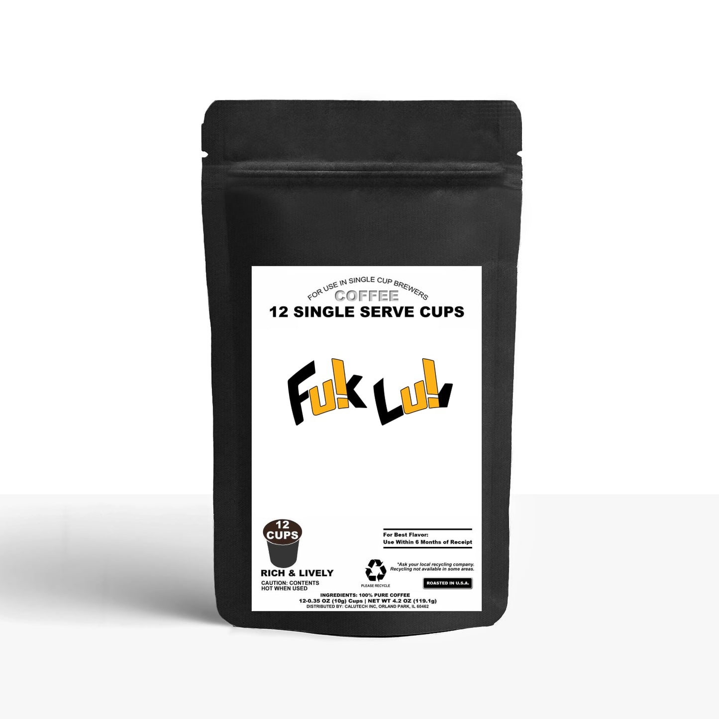 12 Pack Single Serve Coffee Capsules